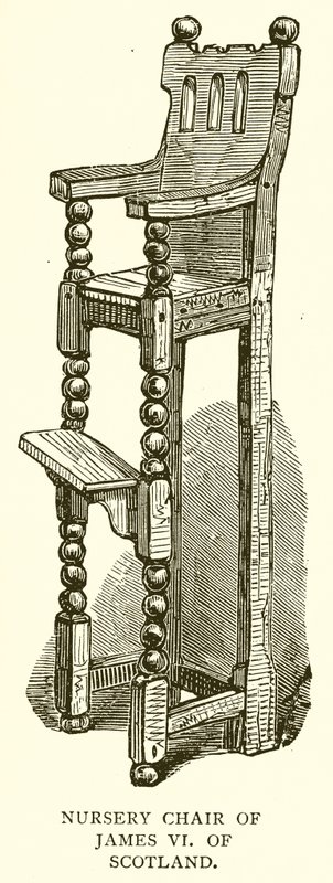 Silla de guardería de Jacobo VI de Escocia de English School