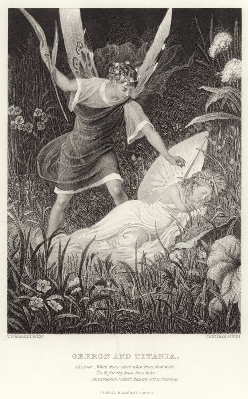 Oberón y Titania, Sueño de una noche de verano, Acto II, Escena III de English School