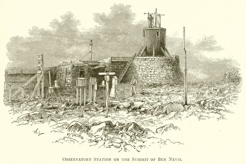 Estación del Observatorio en la Cima de Ben Nevis de English School