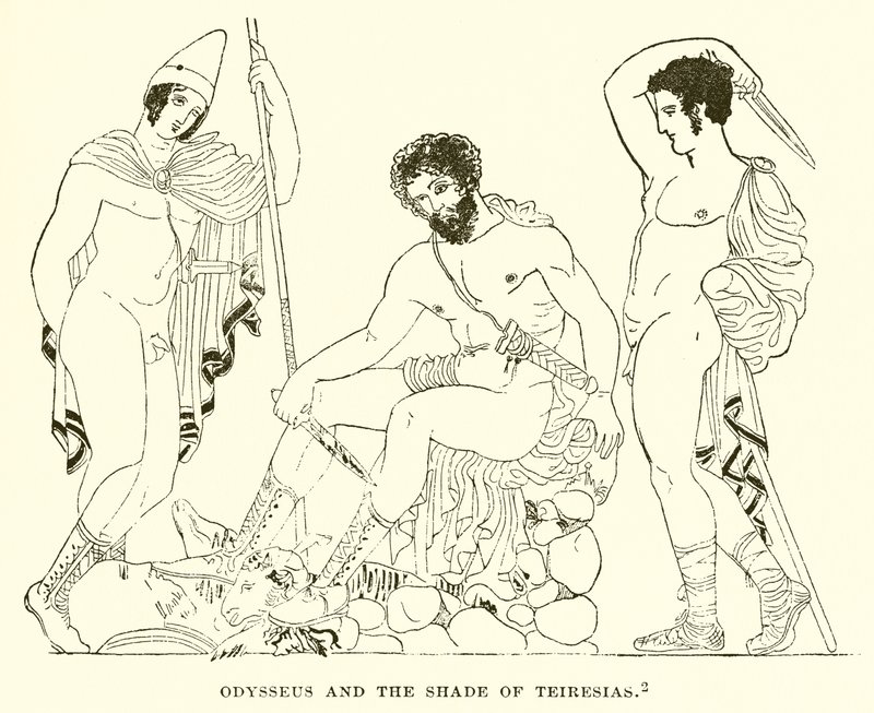 Odiseo y la sombra de Tiresias de English School