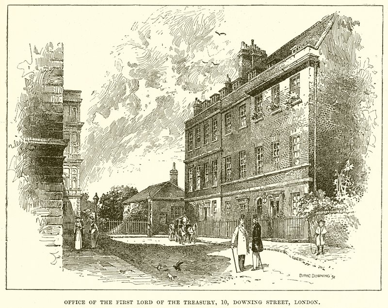 Oficina del Primer Lord del Tesoro, 10, Downing Street, Londres de English School