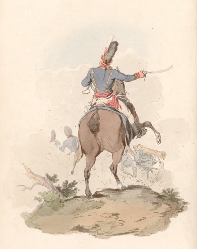 Oficial de la Artillería Real a Caballo de English School