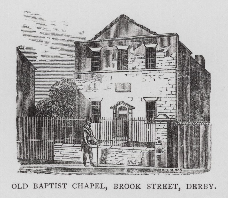 Antigua capilla bautista, Brook Street, Derby de English School