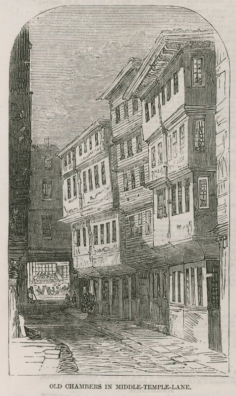 Antiguas cámaras en Middle Temple Lane de English School