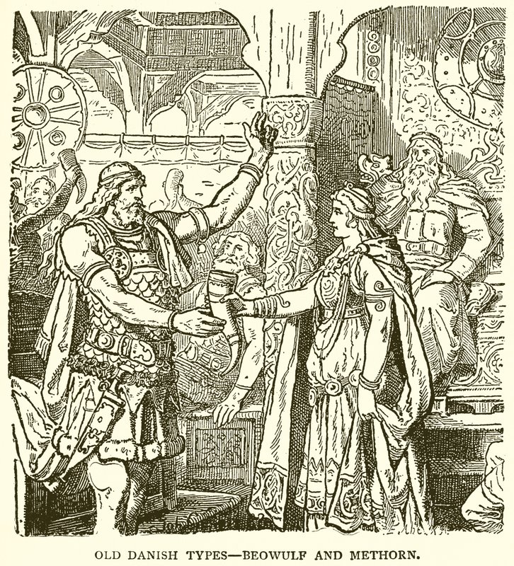 Tipos antiguos daneses: Beowulf y Methorn de English School