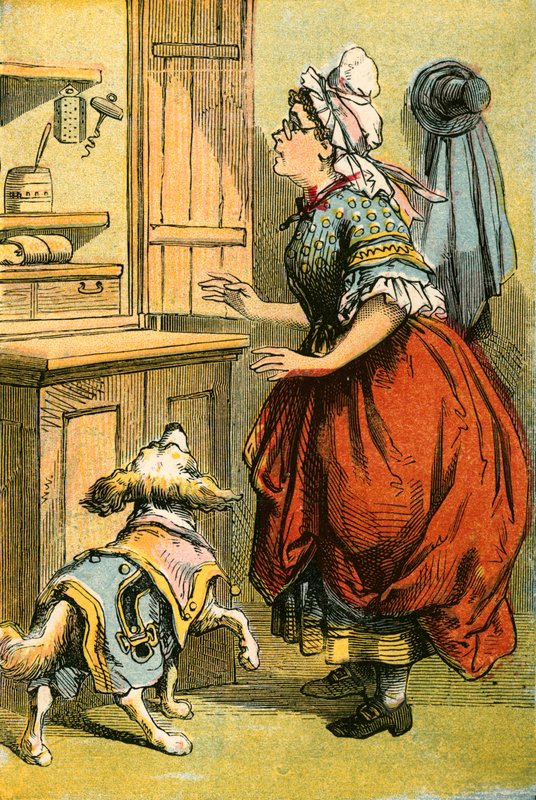 La vieja madre Hubbard y su perro de English School