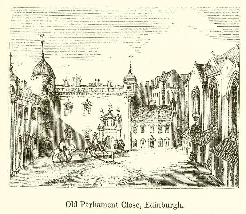 Antiguo Parlamento Close, Edimburgo de English School