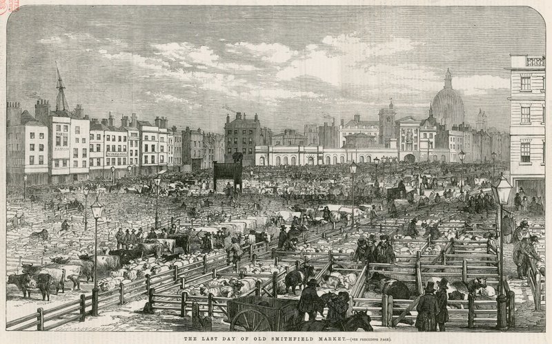 Antiguo Mercado de Smithfield de English School