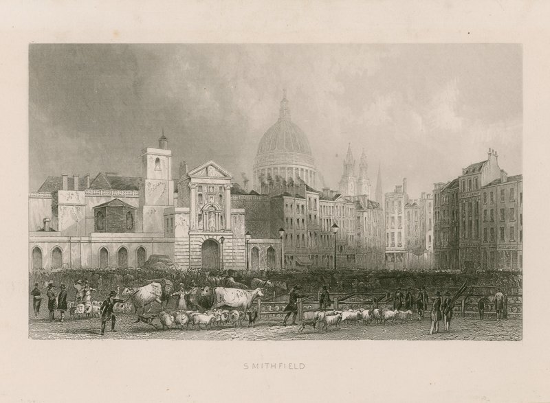 Antiguo Mercado de Smithfield de English School