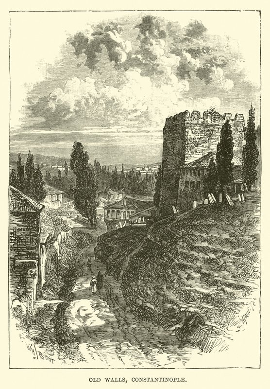 Antiguas murallas, Constantinopla de English School