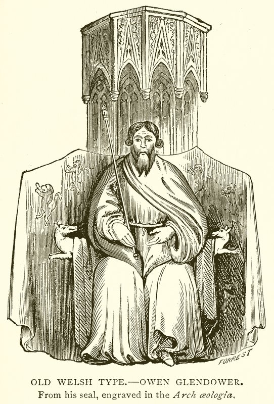 Tipo galés antiguo.--Owen Glendower de English School