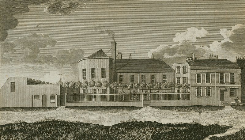 Antigua Casa White Conduit, Pentonville, Londres de English School