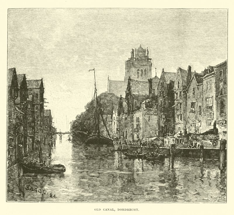 Viejo canal, Dordrecht de English School