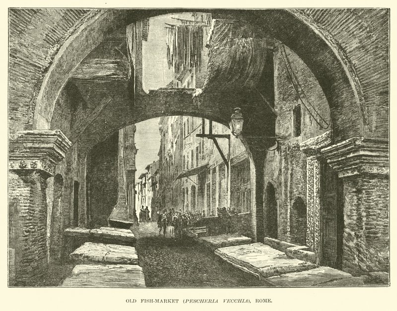 Antiguo mercado de pescado, Pescheria Vecchia, Roma de English School