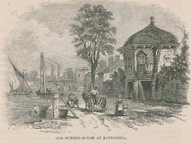 Antigua casa de verano en Battersea de English School