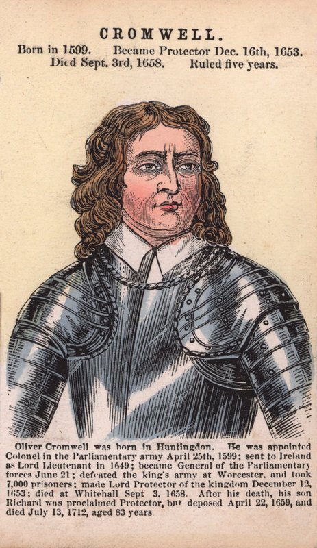 Oliver Cromwell, Protector de English School