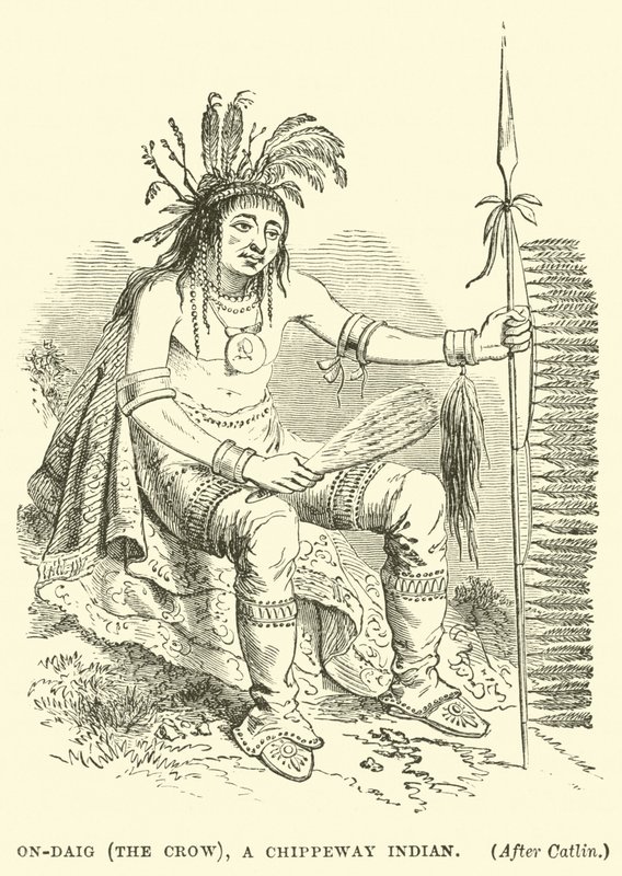 On-Daig (el Cuervo), un indio Chippeway de English School