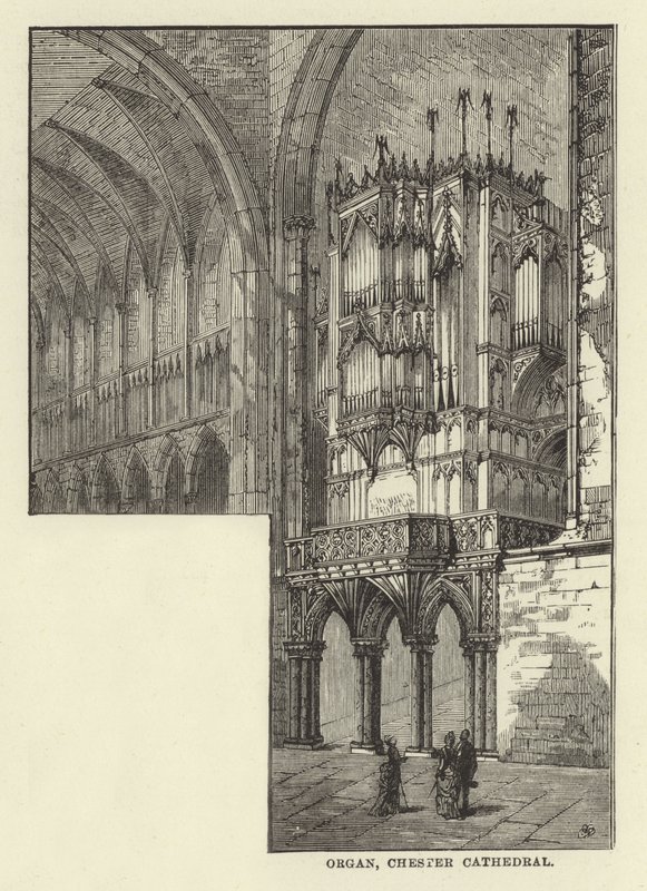 Órgano, Catedral de Chester de English School