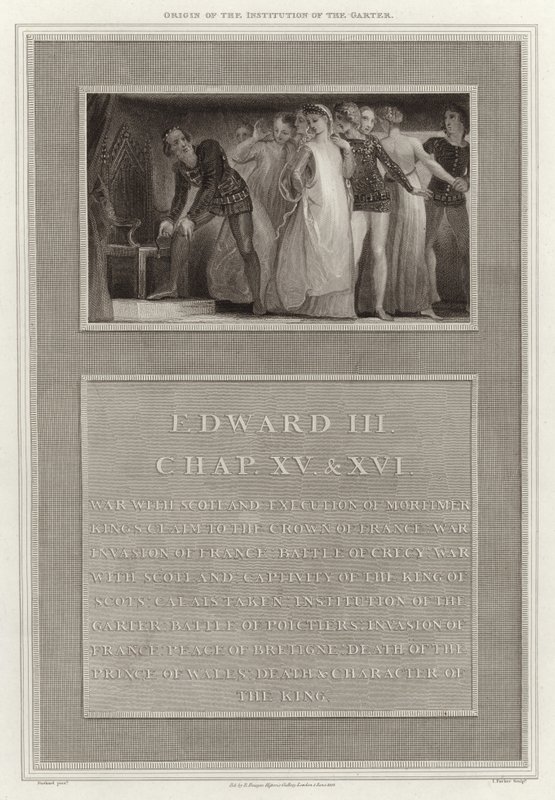 Origen de la Institución de la Jarretera de English School