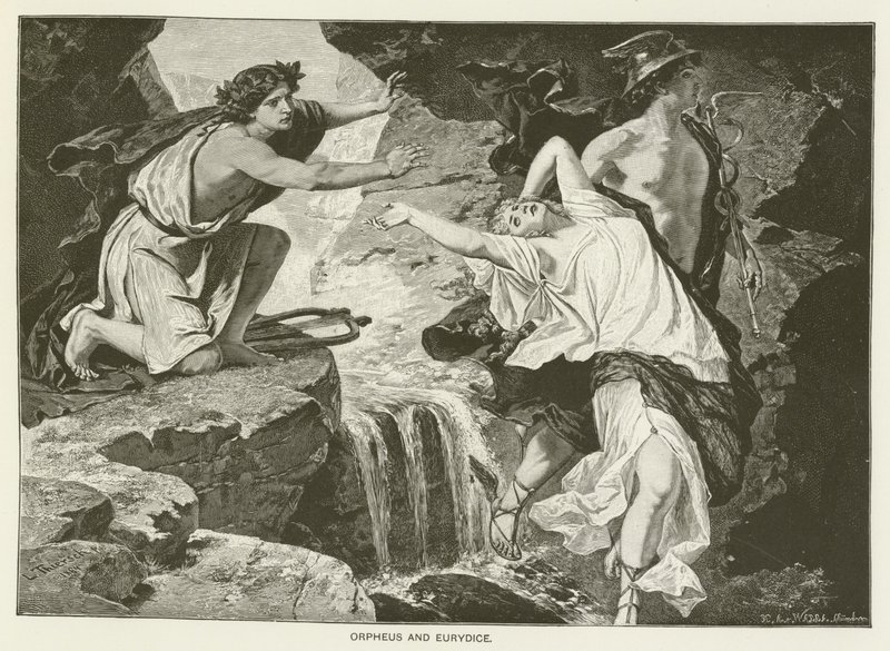 Orfeo y Eurídice (grabado) de English School