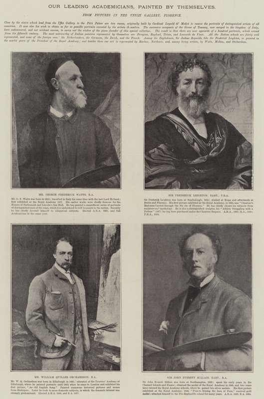 Nuestros Principales Académicos, pintados por ellos mismos de English School
