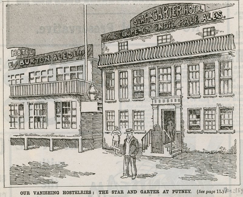 Nuestros hostales que desaparecen: The Star and Garter en Putney de English School