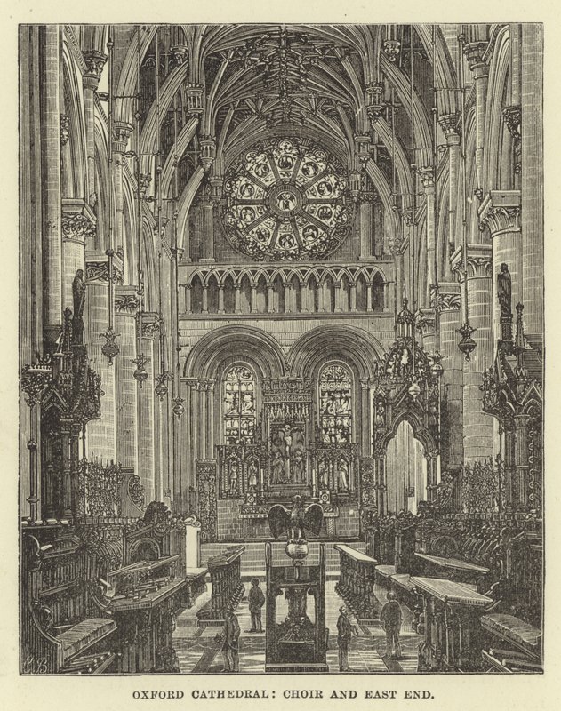 Catedral de Oxford, coro y extremo este de English School