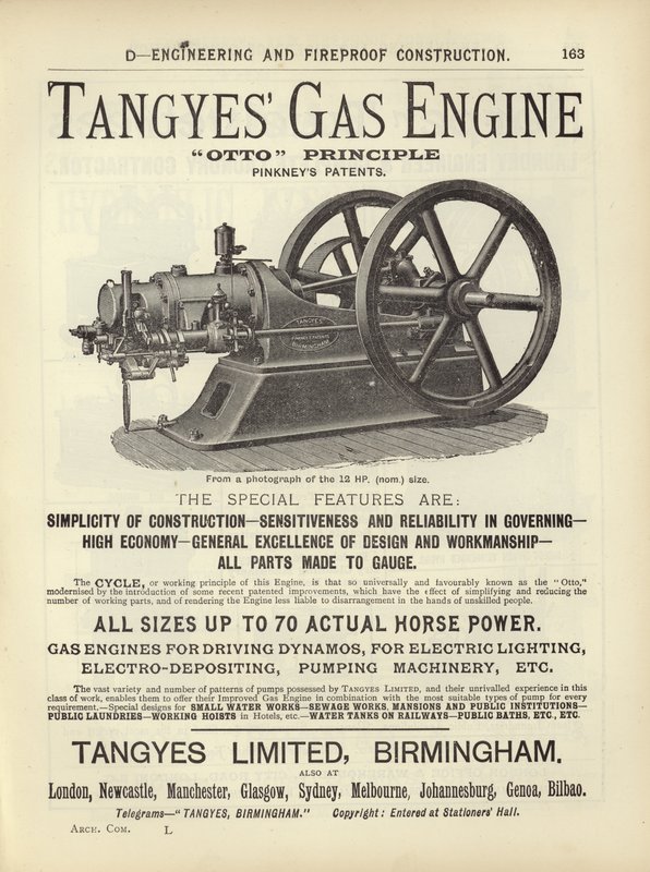 Página del Compendio de Arquitectos, Topógrafos e Ingenieros 1892 de English School