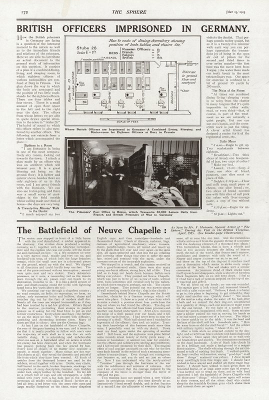 Página de The Sphere, 15 de mayo de 1915 de English School