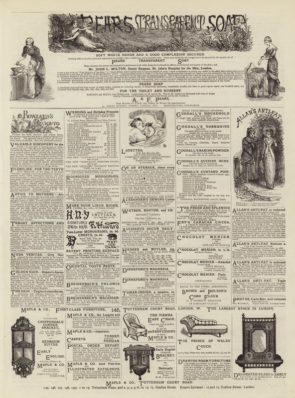Página de Anuncios (grabado) de English School