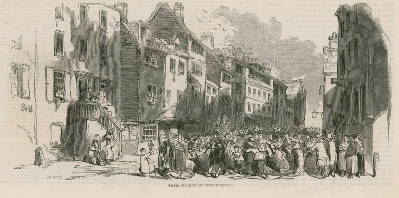 Domingo de Ramos en Spitalfields de English School