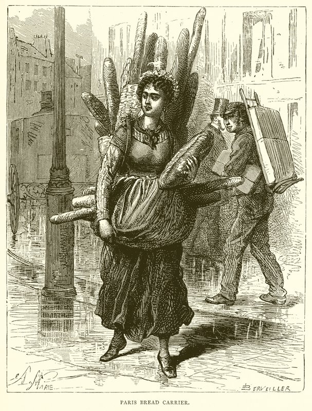Portador de Pan de París de English School