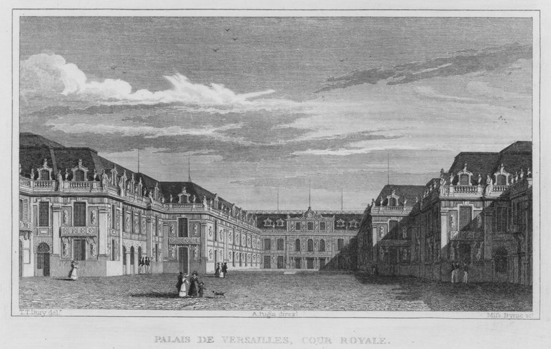 París, Palais De Versailles, Cour Royale de English School