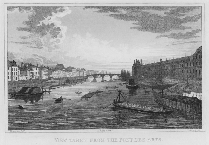 París, vista tomada desde el Pont Des Arts de English School
