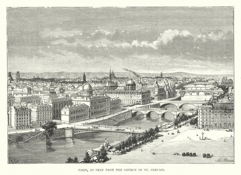 París, visto desde la Iglesia de San Gervasio de English School