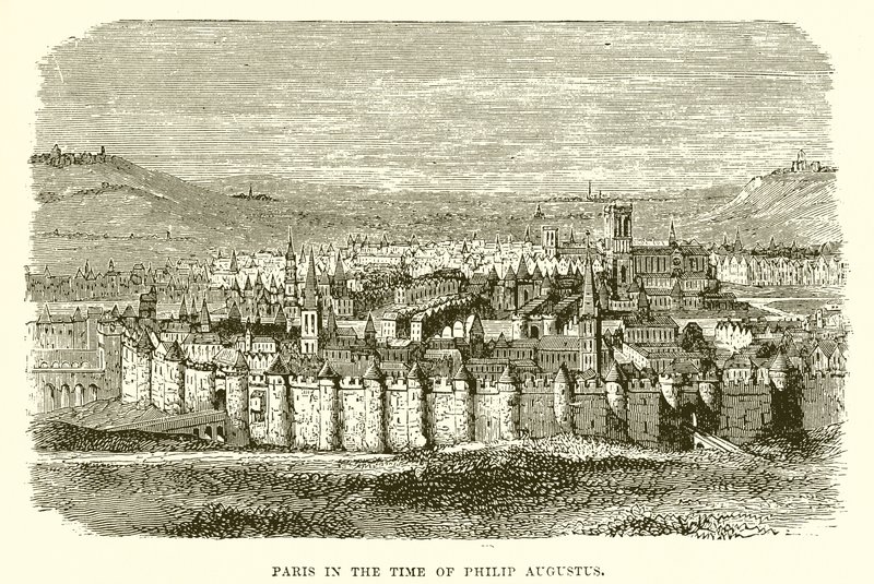 París en la época de Felipe Augusto de English School