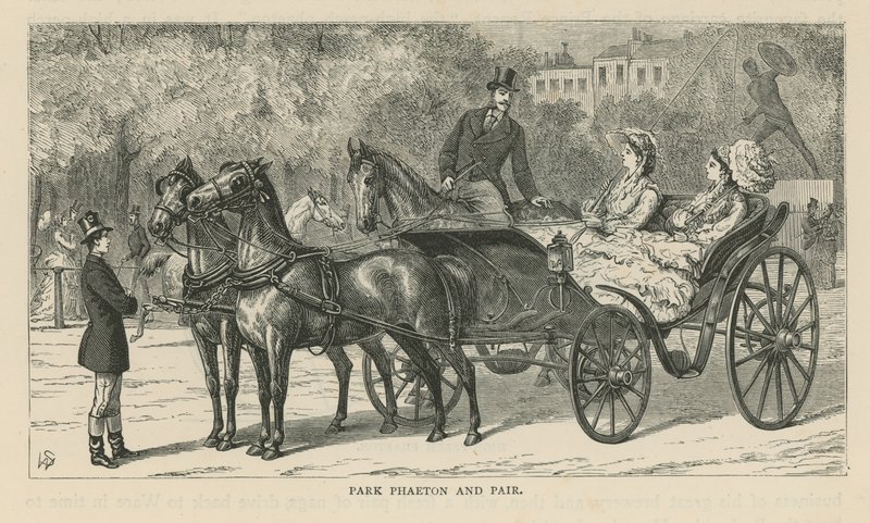 Faitón de Parque y Pareja de English School