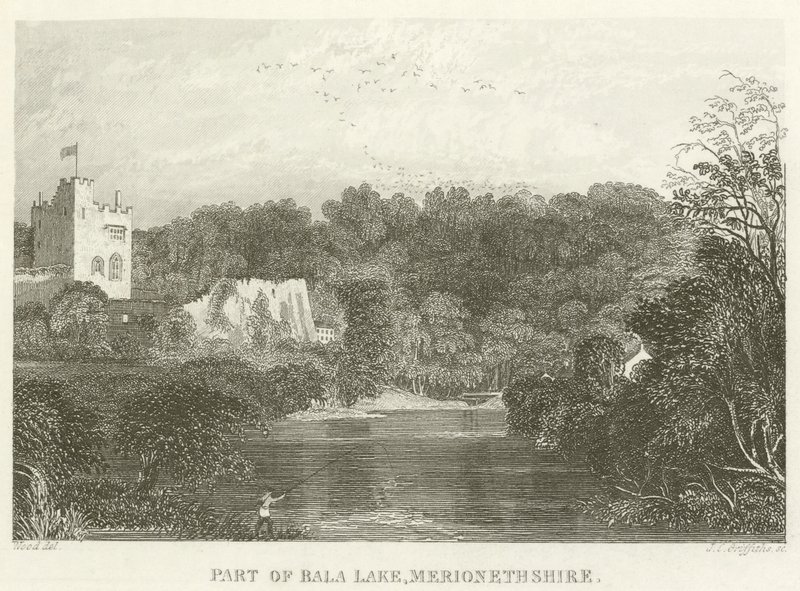 Parte del lago Bala, Merionethshire de English School