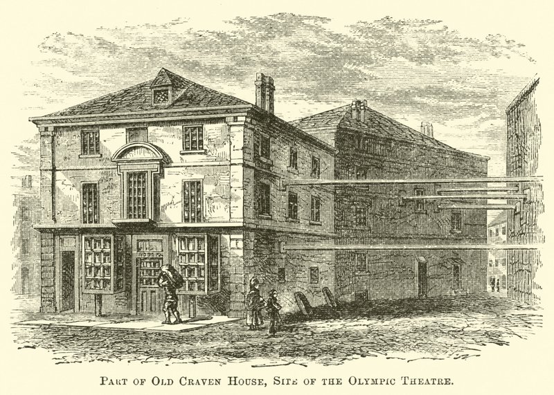 Parte de la antigua Casa Craven, sitio del Teatro Olímpico de English School