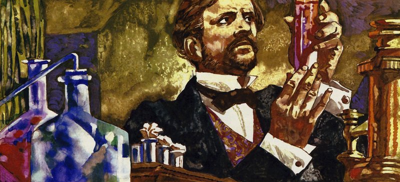 El trabajo temprano de Pasteur se concentró en el ácido tartárico y la fermentación de English School