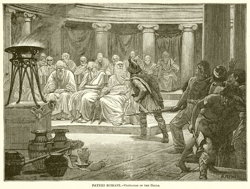 Patres Romani.--Visita de los galos de English School