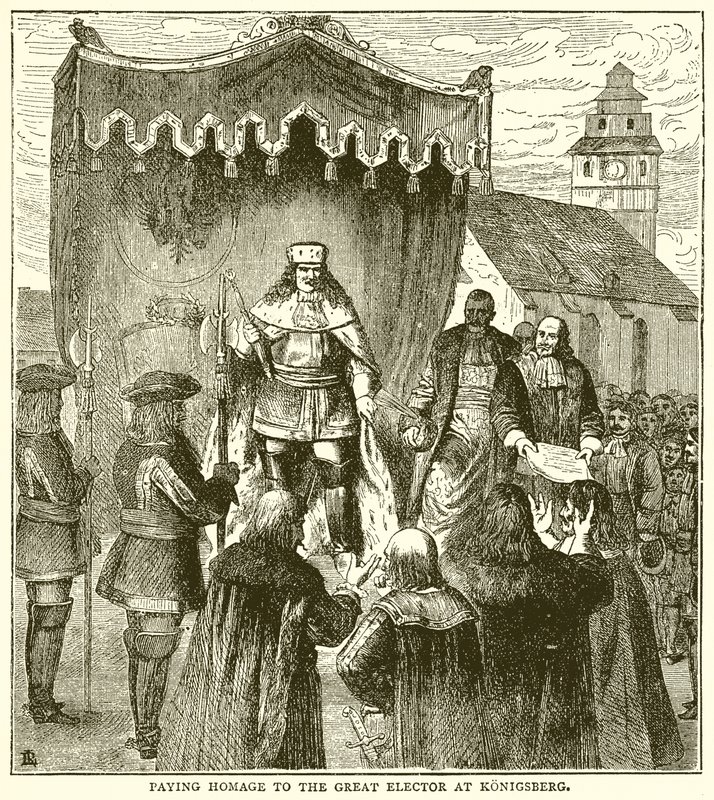 Rindiendo Homenaje al Gran Elector en Königsberg de English School