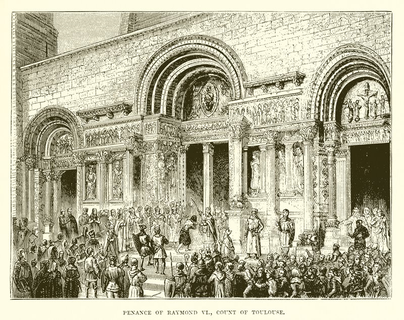 Penitencia de Raimundo VI, conde de Toulouse de English School