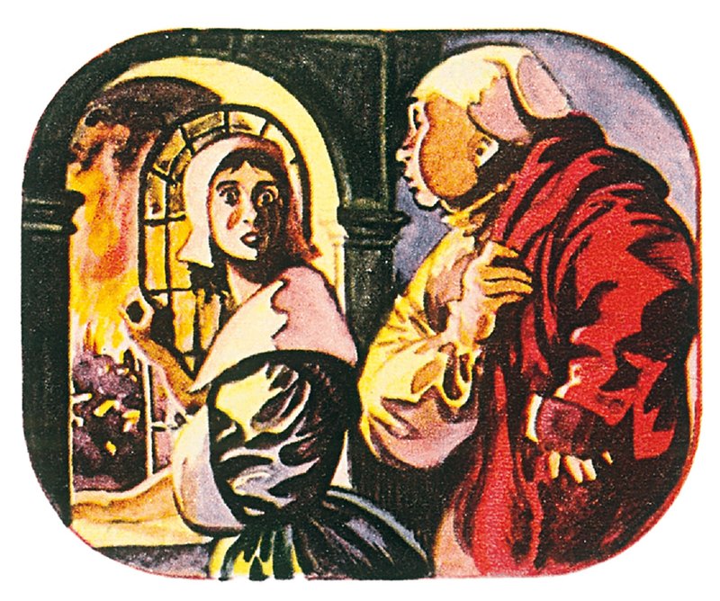 Pepys y su criada mirando el gran incendio de Londres a las 3.00am de English School
