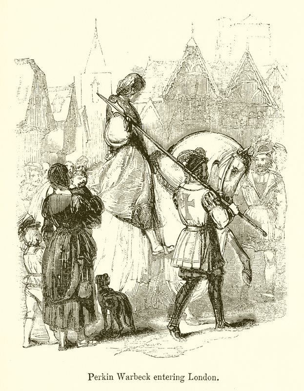 Perkin Warbeck entrando en Londres de English School