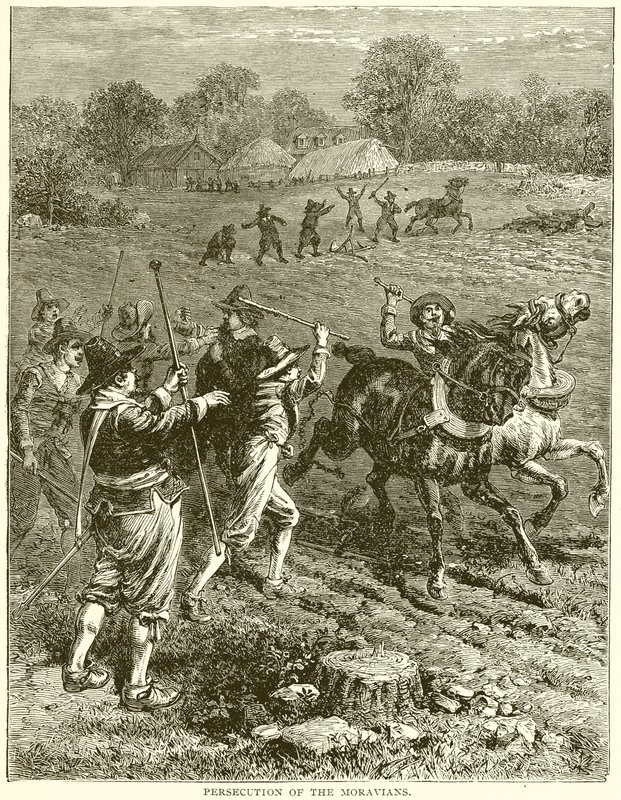 Persecución de los Moravos de English School