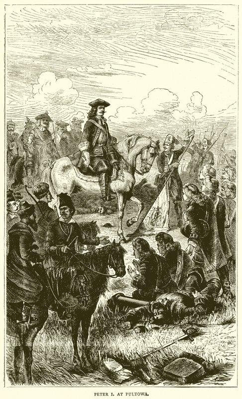 Pedro I en Pultowa de English School