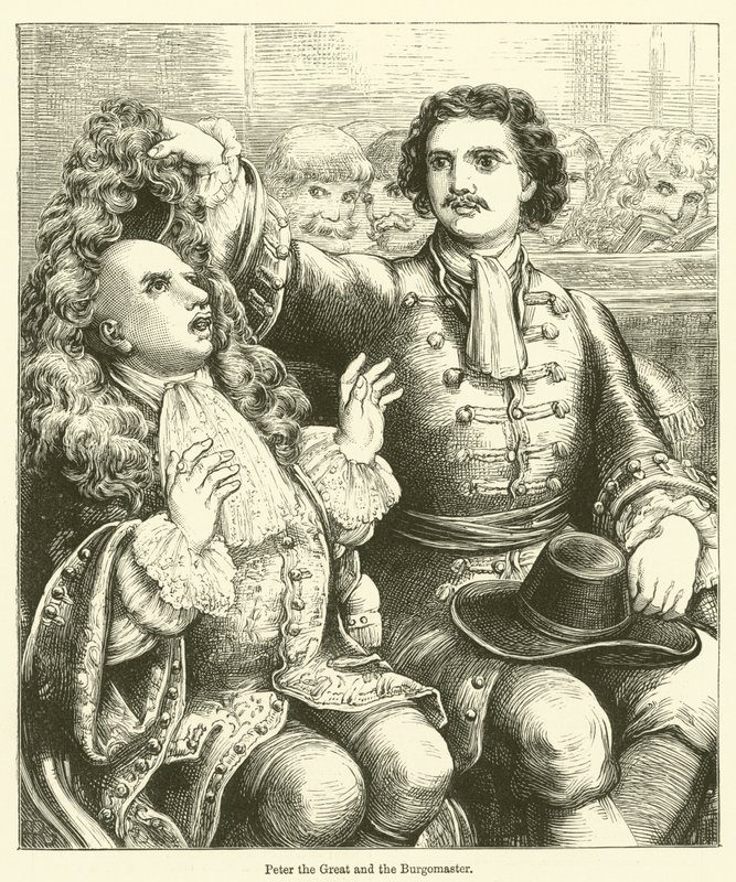 Pedro el Grande y el burgomaestre de English School