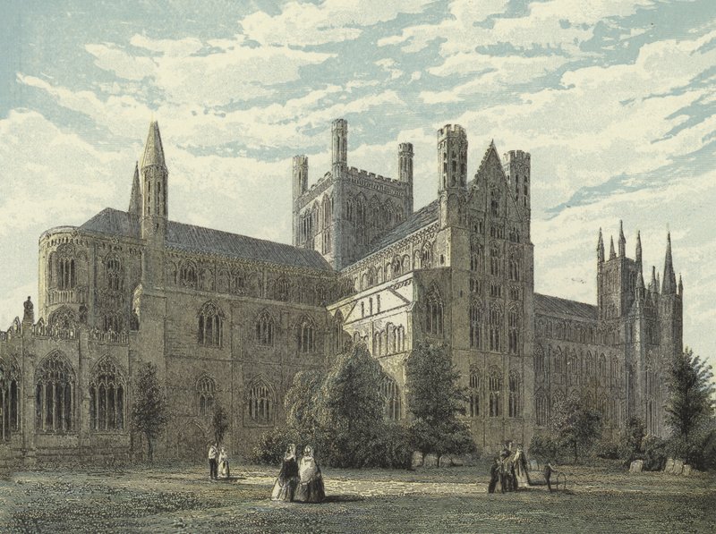 Catedral de Peterborough, Vista Noreste de English School