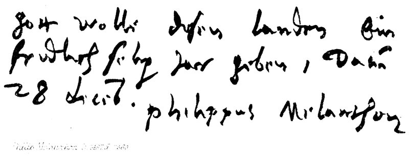 Philip Melancthon, n. 1497, m. 1560 de English School